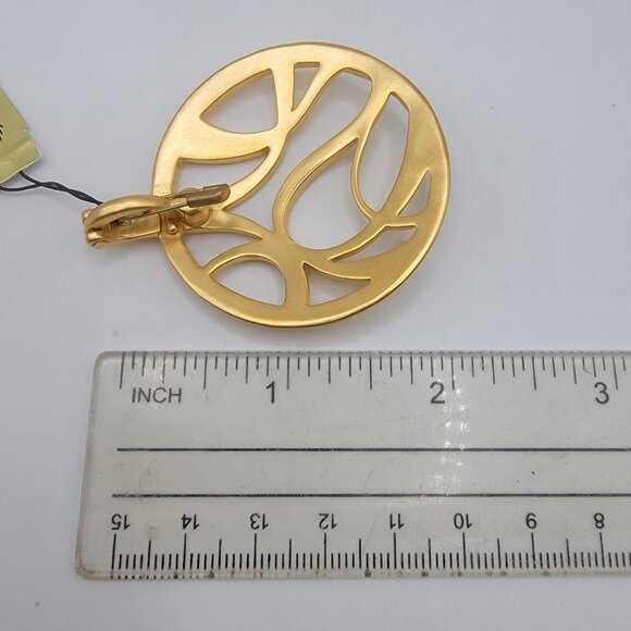 Premier Designs Pizzazz Gold‎ Tone Enhancer Pendant NWT NEW - Picture 4 of 5